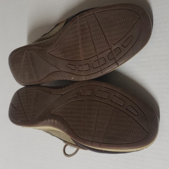 Sperry brown leather on canvas boat shoe - Picture 5 of 5